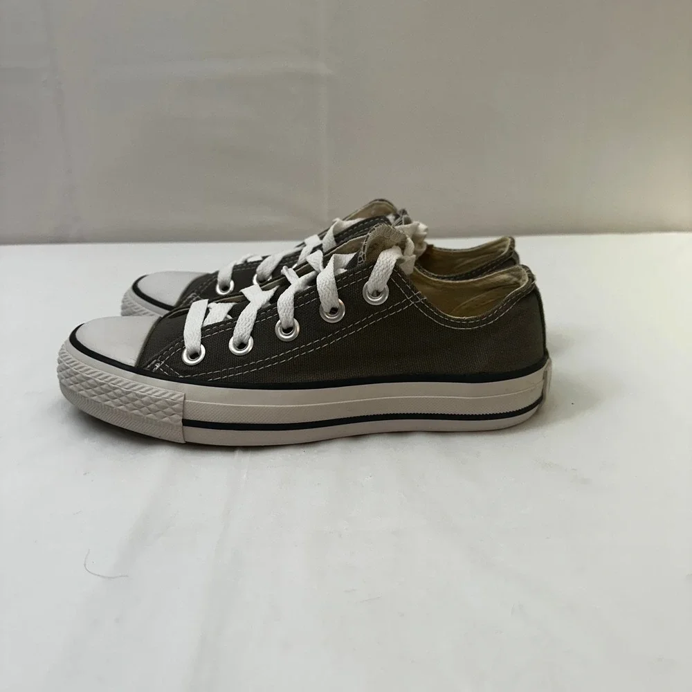 Converse Chuck Taylor All Star Low Top Charcoal Grey Canvas‎ Sneakers Womens 5 - Picture 4 of 11